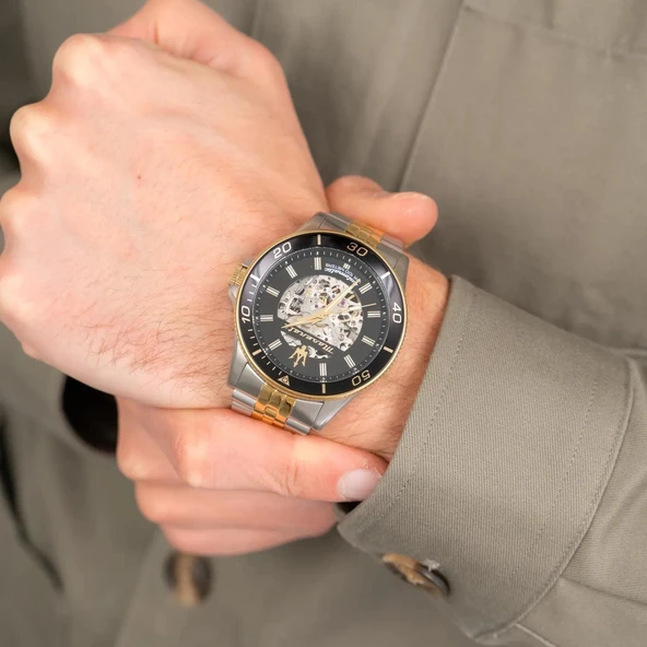 Maserati Sfida Otomatik R8823140010 Erkek Kol Saati - Resim 3