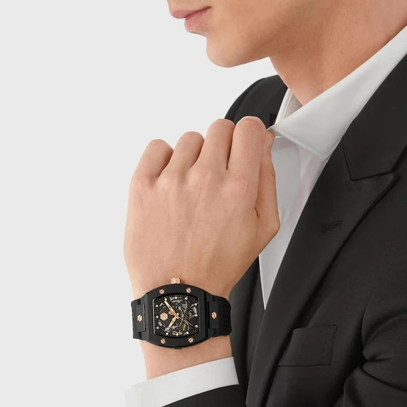 Philipp Plein PWVBA0523 Erkek Kol Saati - Resim 5