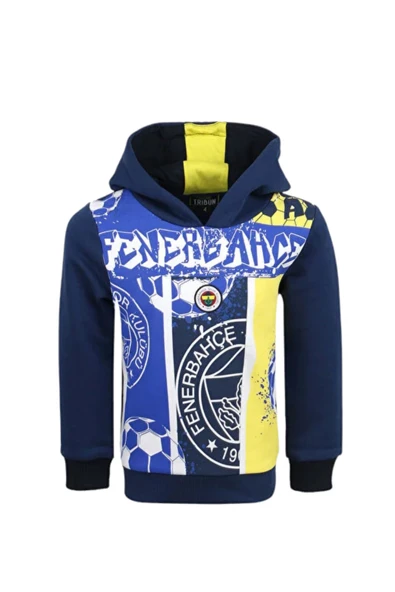 Fenerbahçe ÇOCUK TRIBUN FENERBAHÇE PATTERN SWEAT ürün görseli 1
