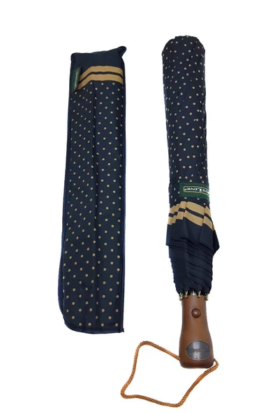 Snotline-April Bayan Şemsiye Otomatik Açılır 10Telli Kapalı Boyut 40 Cm 95 Cm Çap Vizon Ekose - 6