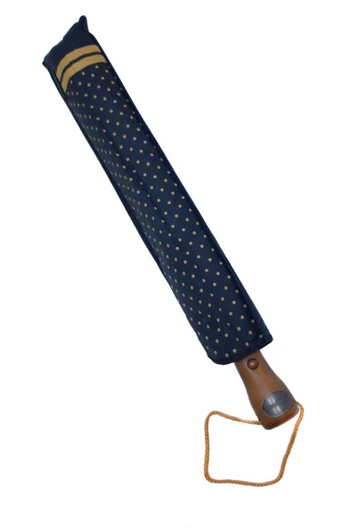 Snotline-April Bayan Şemsiye Otomatik Açılır 10Telli Kapalı Boyut 40 Cm 95 Cm Çap Vizon Ekose - 5