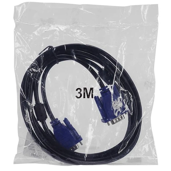 Hytech HY-VGA113 Erkek/Erkek 3 Metre Vga Görüntü Data Kablosu - Resim 3