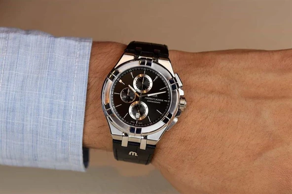 Maurice Lacroix ML-AI1018SS001330-1 Erkek Kol Saati AI1018SS0013301 - Resim 2