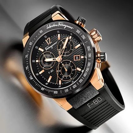 Salvatore Ferragamo F-80 F55LCQ75909S113 Erkek Kol Saati - Resim 4