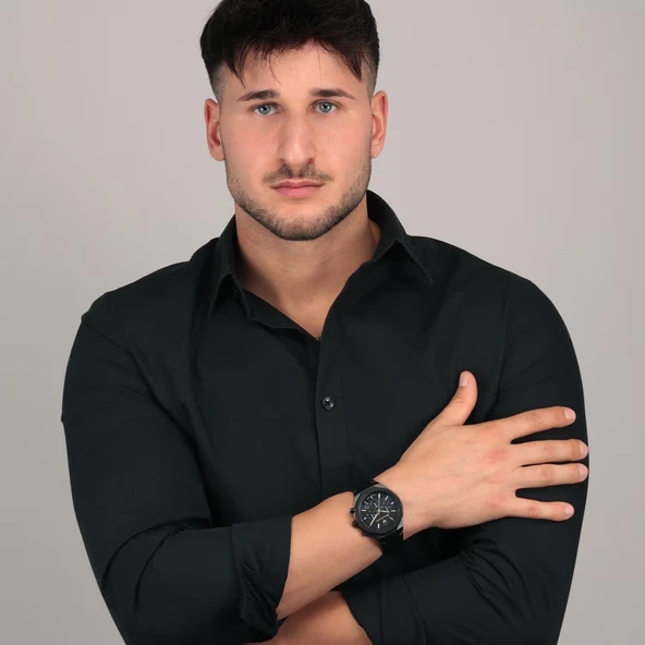 Maserati R8873642005 Stile Chrono Erkek Kol Saati - Resim 4