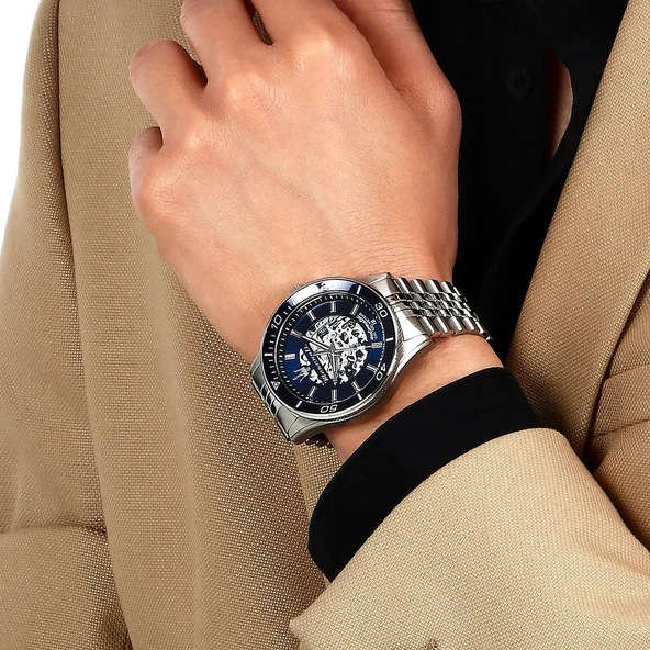 Maserati Sfida Otomatik R8823140011 Erkek Kol Saati - Resim 2