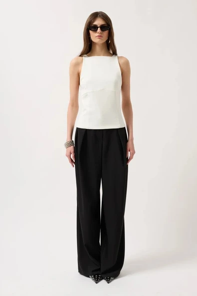 ırt Kurdele Detay Bluz - Resim 2