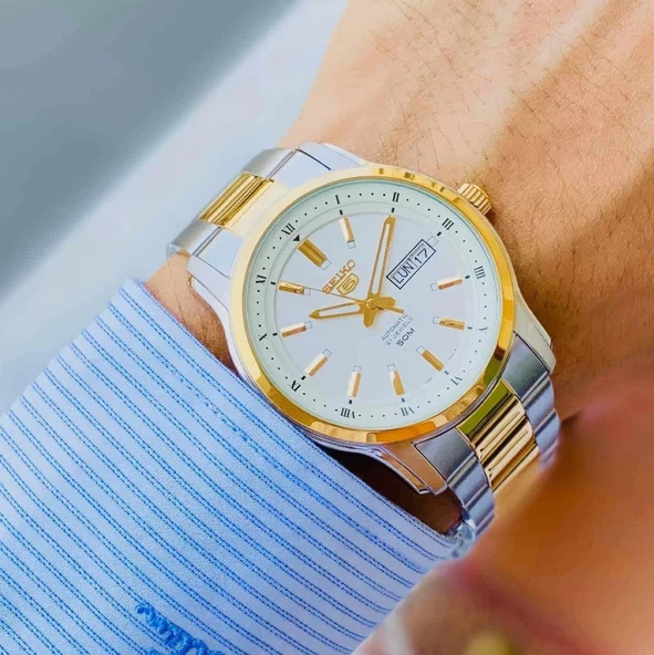 Seiko 5 Otomatik SNKP14K1 Erkek Kol Saati - Resim 3