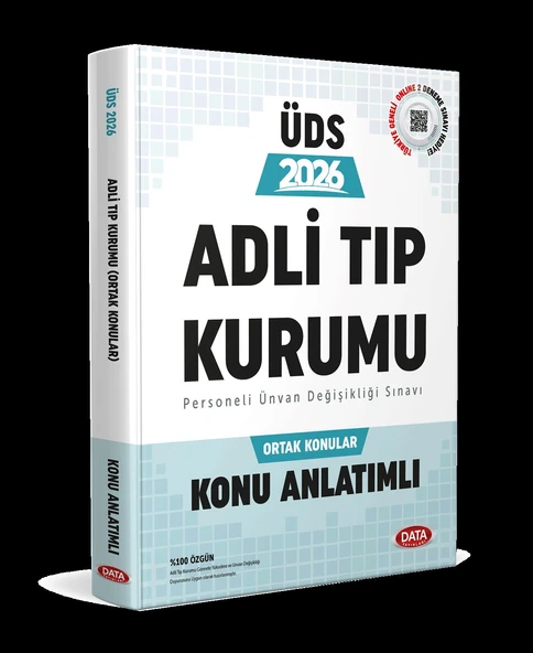 2026 ÜDS Adli Tıp Kurumu Ortak Konular Konu Anlatımlı Data Yayınları ürün görseli 1