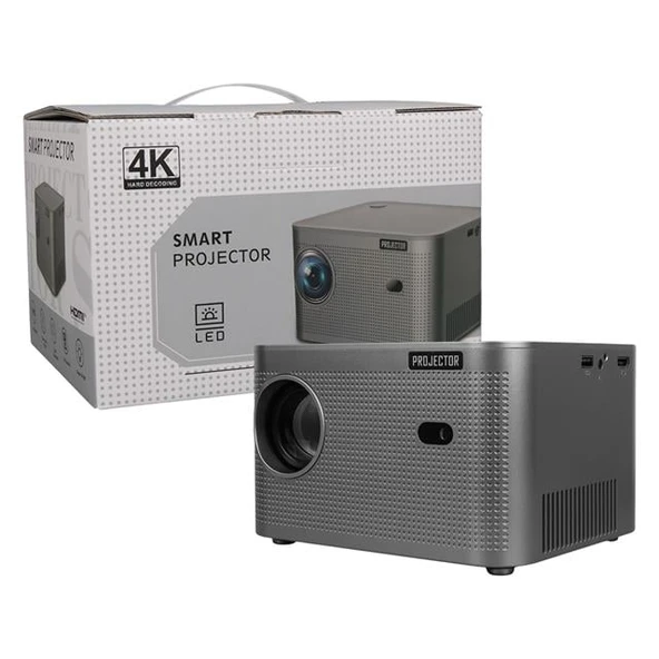 Hello HY350 Sesli Komutlu Android 11 Akıllı LED Projeksiyon FHD Kablosuz Görüntü Aktarım Destekli Ev Sinema Sistemi - Resim 5