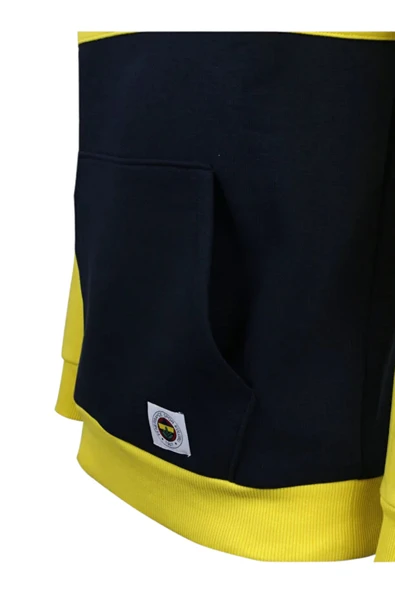 ERKEK TRIBUN SARI REGLAN KOLLU SWEAT - Resim 5