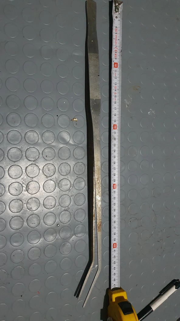 Akvaryum maşası 47 cm büyük çelik ikinci el ürün görseli