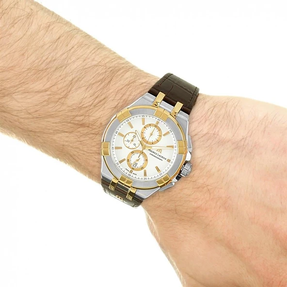 Maurice Lacroix Aikon ML-AI1018PVY11132-1 Erkek Kol Saati - Resim 5