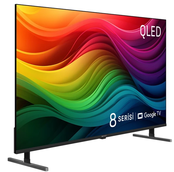 Arçelik 8 Serisi A 855 C 4K Ultra HD 55" 140 Ekran Uydu Alıcılı Google Smart QLED TV - Resim 2