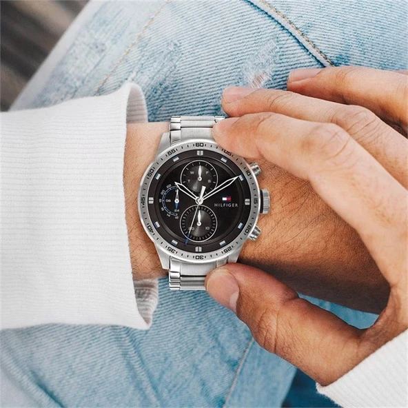 Tommy Hilfiger TH1791805 Erkek Kol Saati - Resim 4