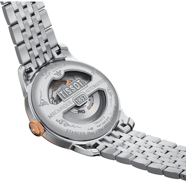 Tissot Le Locle Powermatic 80 Open Heart T0064072203302 Erkek Kol Saati T006.407.22.033.02 - Resim 3