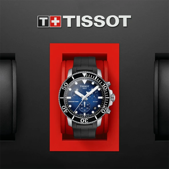 Tissot Seastar 1000 Chronograph T1204171704100 Erkek Kol Saati T120.417.17.041.00 - Resim 3