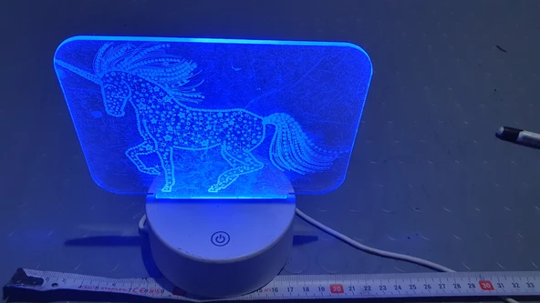 Usb dekor led at figürü yanip söner ikinci el - Resim 3