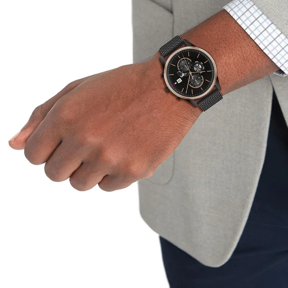 Tommy Hilfiger TH1710505 Erkek Kol Saati - Resim 4