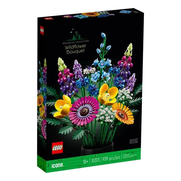 10313 LEGO® icons - Kır Çiçekleri Buketi 939 parça +18 yaş ürün görseli
