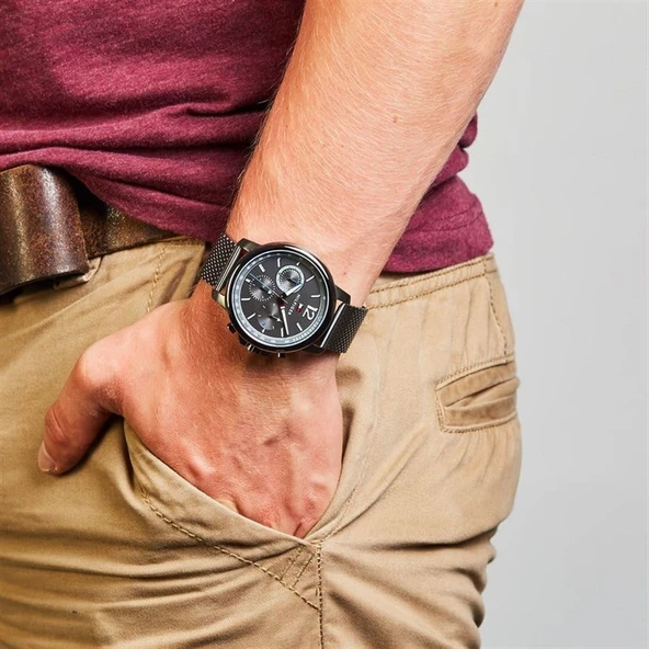 Tommy Hilfiger TH1791530 Erkek Kol Saati - Resim 3