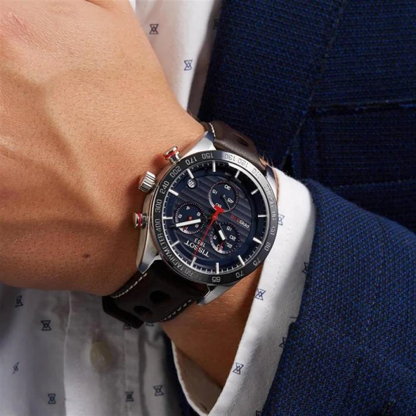 Tissot Prs 516 Cronograph T1004171604100 Erkek Kol Saati T100.417.16.041.00 - Resim 5