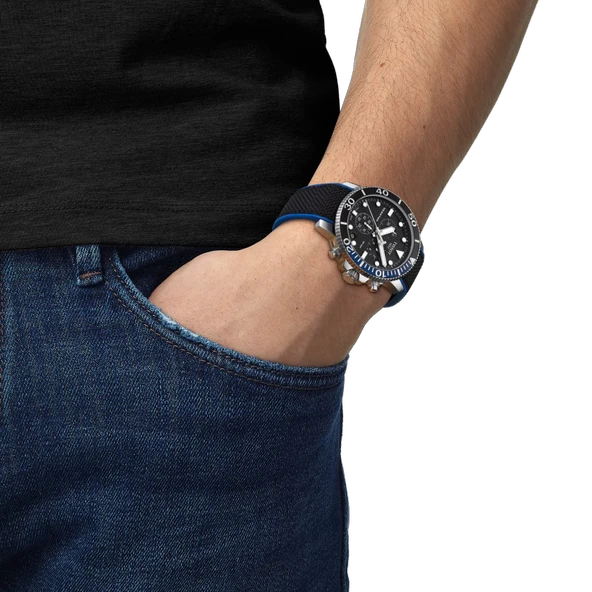 T1204171705103 Tissot Seastar 1000 Erkek Kol Saati T120.417.17.051.03 - Resim 5