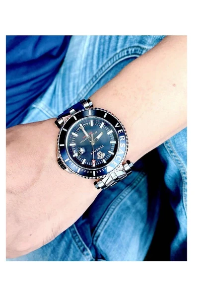 Versace V-Race VRSCVEAK00418 Erkek Kol Saati - Resim 4