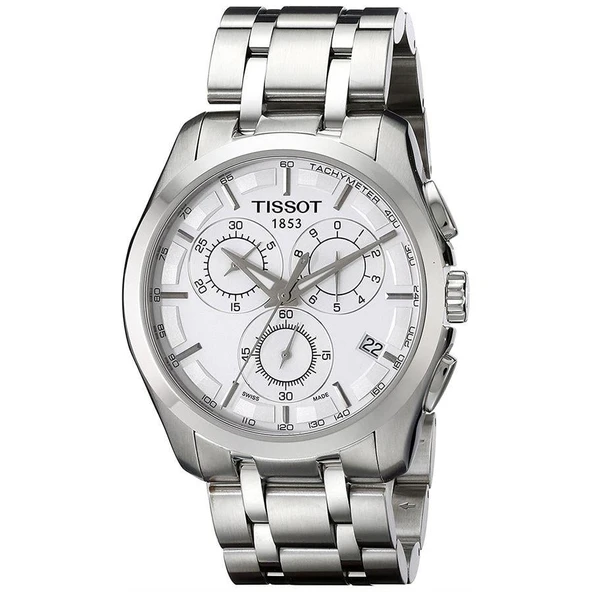 Tissot Couturier Chronograph T0356171103100 Erkek Kol Saati T035.617.11.031.00 - Resim 2