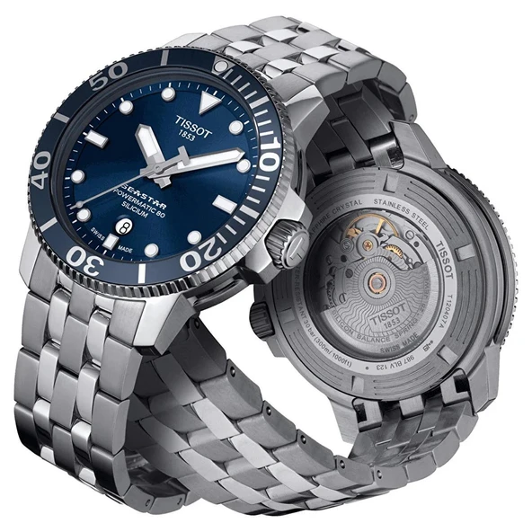 Tissot Seastar 1000 Powermatic 80 T1204071104101 Erkek Kol Saati T120.407.11.041.01 - Resim 2