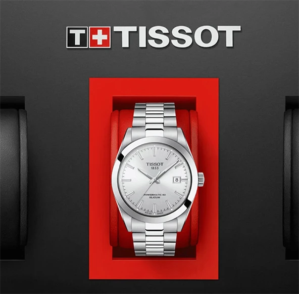 Tissot T1274071103100 Gentleman Powermatic 80 Silicium Erkek Kol Saati T127.407.11.031.00 - Resim 5