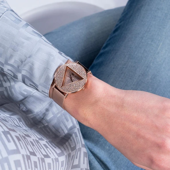 Guess Iconic GUGW0477L3 Rose Gold Kadın Kol Saati - Resim 5