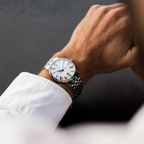 Tissot Carson Premium T1224101103300 Erkek Kol Saati T122.410.11.033.00 - Resim 4