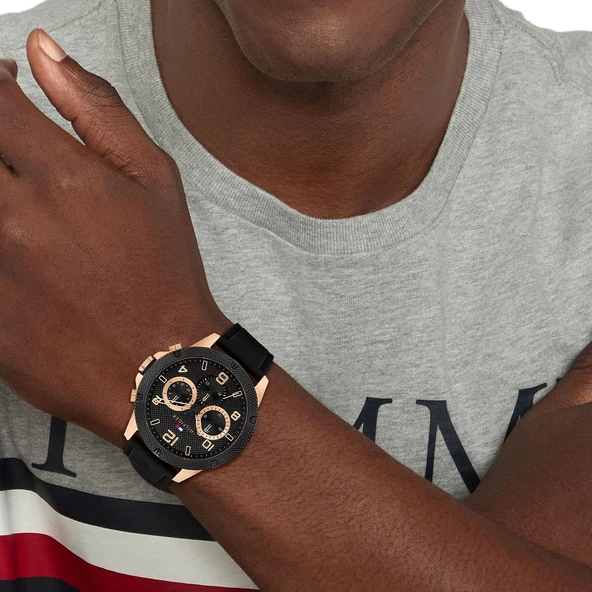 Tommy Hilfiger TH1792028 Erkek Kol Saati - Resim 4