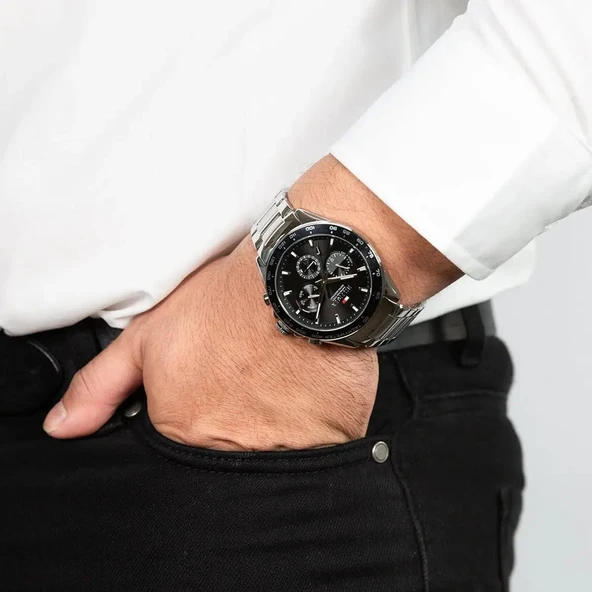 Tommy Hilfiger TH1791967 Erkek Kol Saati - Resim 4