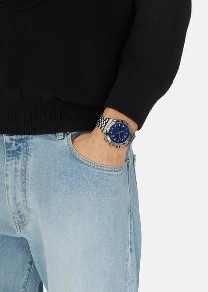 Versace VRSCVE2U00722 Erkek Kol Saati VE2U00722 - Resim 4