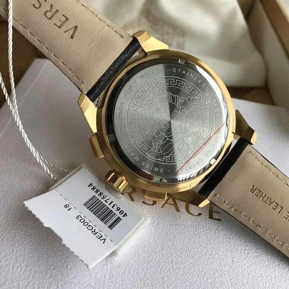 Versace VRSCVERG00318 Erkek Kol Saati - Resim 6