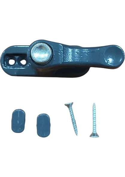 Pvc Kapı Pencere Pimapen Balkon Kapısı Çocuk Emniyet Kilidi Hırsız Güvenlik Düğmeli Metal 1 ADET - Resim 3