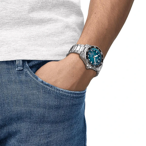 Tissot Seastar 1000 Powermatic 80 T1208071109100 Erkek Kol Saati T120.807.11.091.00 - Resim 4