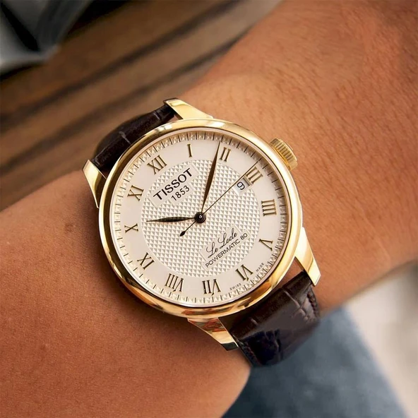 Tissot Le Locle Powermatic 80 T0064073626300 Erkek Kol Saati T006.407.36.263.00 - Resim 3