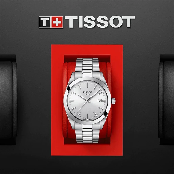 Tissot Gentleman T127.410.11.031.00 Erkek Kol Saati - Resim 4