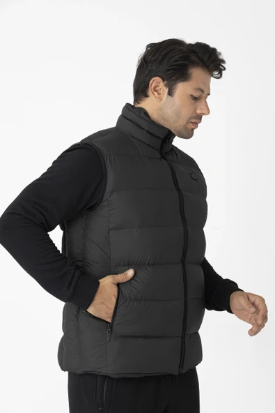 Crozwise Dolumlu Erkek Şişme Yelek Siyah 4018-10 - Resim 3