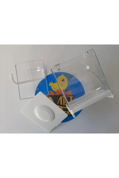 Akıllı Yemlik Kuşlar Için 10x7,5x16 Cm (2 Adet) - Resim 3