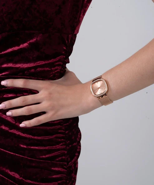 Guess Tapestry GUGW0354L3 Rose Gold Kadın Kol Saati - Resim 4
