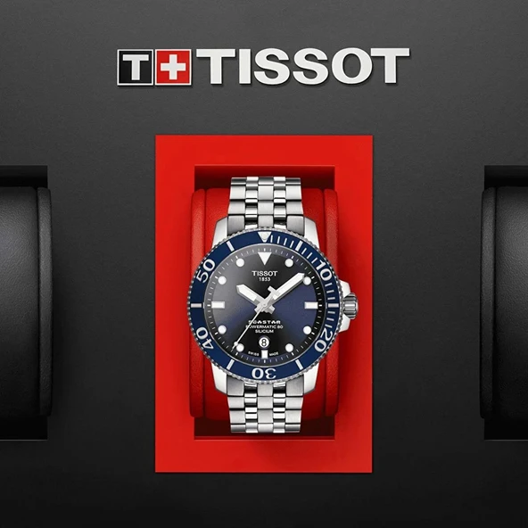 Tissot Seastar 1000 Powermatic 80 T1204071104101 Erkek Kol Saati T120.407.11.041.01 - Resim 6