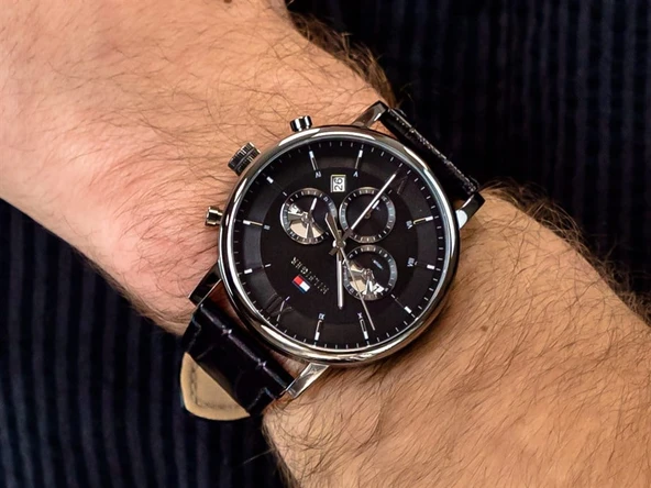 Tommy Hilfiger TH1710395 Erkek Kol Saati - Resim 4