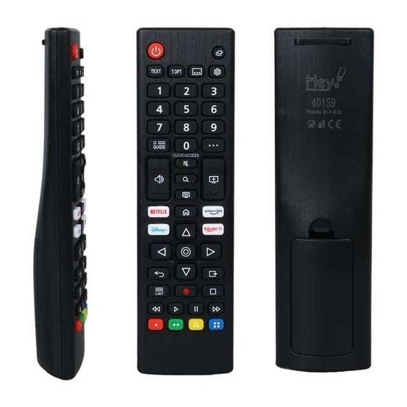 Hey LG Netflix Prime Video Disney Plus Tuşlu Lcd Led TV Kumanda (AKB76040305) ürün görseli 1