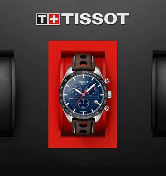 Tissot Prs 516 Cronograph T1004171604100 Erkek Kol Saati T100.417.16.041.00 - Resim 4