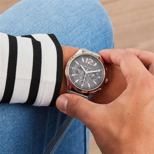 Tommy Hilfiger TH1791466 Erkek Kol Saati - Resim 3