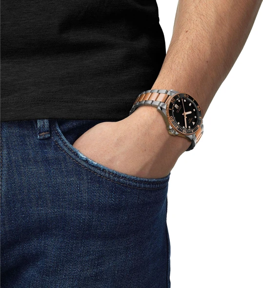 T1204102205101 Tissot Seastar 1000 Erkek Kol Saati T120.410.22.051.01 - Resim 4